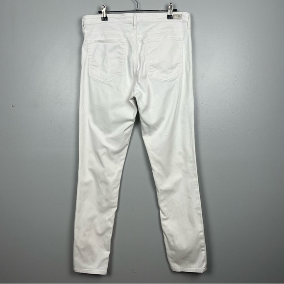Adriano Goldschmied white The Prima mid-rise cigarette pants, size 31. - Picture 2 of 11